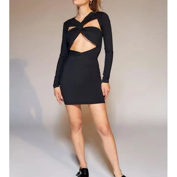 knee length dresses for ladies LIONESS Original Sin Mini Dress Onyx– Selfie Leslie